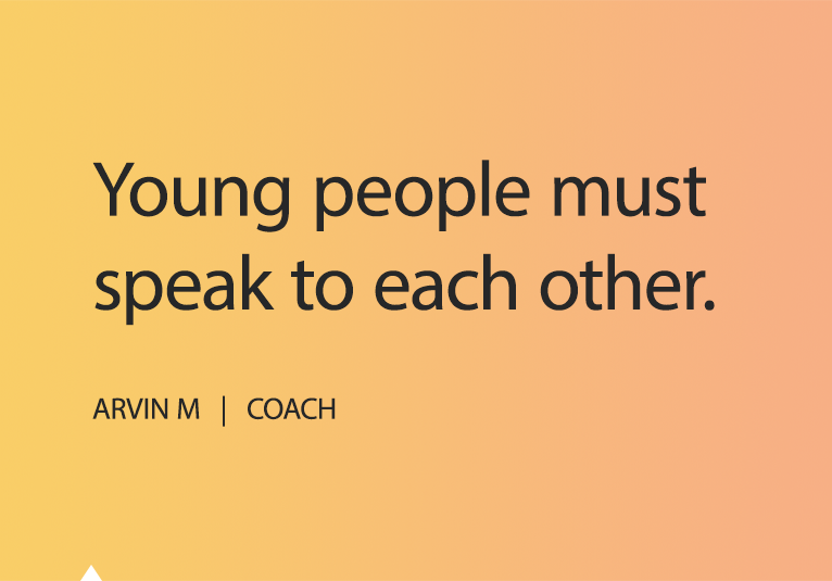 As adults we’re hesitant to do that … we’re afraid of what might happen.